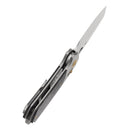 Kansept Nahual K2125V2 blade detail – stonewashed MagnaCut dagger