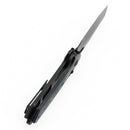 Kansept Nahual K2125V4 blade detail – blackwash MagnaCut dagger
