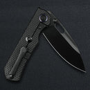 Kunwu Excalibur K709T-4 blade detail – satin DLC coated Vanax steel