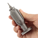 Kansept Drive-R-Saurus G018P1 – Beadblasted Titanium EDC Bit Driver Multitool with Spinner Top & 10 Bits