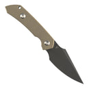 Kansept Fenrir G3034A4 – 2.87" D2 Harpoon Fixed Blade Knife Light Sand G10