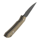 Kansept Fenrir G3034A4 – 2.87" D2 Harpoon Fixed Blade Knife Light Sand G10