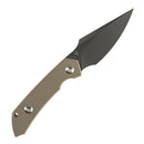 Kansept Fenrir G3034A4 – 2.87" D2 Harpoon Fixed Blade Knife Light Sand G10