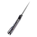 Kansept Fenrir K1034V6 – 3.48" CPM S35VN Harpoon Crossbar Lock Knife with Timascus Handle