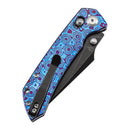 Kansept Fenrir K1034V6 – 3.48" CPM S35VN Harpoon Crossbar Lock Knife with Timascus Handle