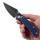 Kansept Fenrir K1034V6 – 3.48" CPM S35VN Harpoon Crossbar Lock Knife with Timascus Handle
