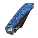 Kansept Fenrir K1034V6 – 3.48" CPM S35VN Harpoon Crossbar Lock Knife with Timascus Handle