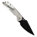 Kansept Fenrir T1034B3 – 3.45" 154CM Harpoon Button Lock Knife with G-10 & Aluminum Foil Handle