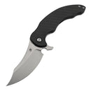 KANSEPT Gilgamesh K1128A1 – 3.75" CPM S35VN Trailing Point Frame Lock Knife Twill Carbon Fiber & G10 Titanium