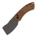 Kansept Korvid V TE2030V4 – 2.91" D2 Cleaver Crossbar Lock Knife Brown Diamond Pattern G10