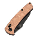 Kansept Main Street K1015V2 – 3.36" CPM S35VN Wharncliffe Crossbar Lock Knife with G-10 & Copper Foil Handle
