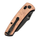 Kansept Main Street K1015V2 – 3.36" CPM S35VN Wharncliffe Crossbar Lock Knife with G-10 & Copper Foil Handle