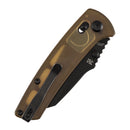 Kansept Main Street K1015V4 – 3.36" CPM S35VN Wharncliffe Amber PEI Crossbar Lock Knife