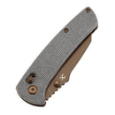 Kansept Main Street T1015V11 – 3.36" 154CM Wharncliffe Crossbar Lock Knife with Black Micarta Handle