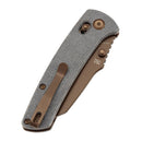 Kansept Main Street T1015V11 – 3.36" 154CM Wharncliffe Crossbar Lock Knife with Black Micarta Handle