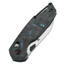 Kansept Model 6 K1022V4 – 3.1" CPM S35VN Sheepsfoot Crossbar Lock Knife with Arctic Storm Carbon Fiber Handle