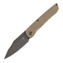 Kansept Nettle T1103A5 – 3.28" 154CM Tanto Front Flipper with Light Sand G10 & Liner Lock