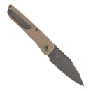 Kansept Nettle T1103A5 – 3.28" 154CM Tanto Front Flipper with Light Sand G10 & Liner Lock