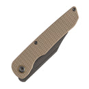 Kansept Nettle T1103A5 – 3.28" 154CM Tanto Front Flipper with Light Sand G10 & Liner Lock