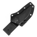 Kansept Niko G004A9 – 3.54" D2 Clip Point Fixed Blade Knife with Twill Carbon Fiber Handle & Kydex Sheath