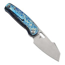 Kansept Orlok K2111A3 closed knife with lightning strike titanium handle
