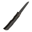 Kansept SIF K1100V3 – 3.76" CPM S35VN Drop Point Crossbar Lock Knife with Blackwash Titanium Dimpled Handle