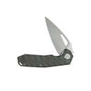 KB Coeus Outdoor Folding Knife 3.11" M390 Spear Point Blade Flame Titanium Handle KB286D