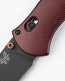 Benchmade 581BK-04 Barrage AXIS Lock Assisted Folding Knife – 3.6" CPM-S30V Cerakote Blade, Redstone Richlite Handles