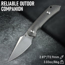 Kansept Fenrir KG3034A2 blade detail – Stonewashed CPM S35VN Harpoon