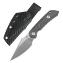 Kansept Fenrir KG3034A2 front view – 2.87" Harpoon fixed blade knife