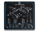 Knafs CIVIVI Shop Mat Mouse Pad KNAFS-00045 – Baby Banter 9x9" Desk & Knife Maintenance Mat