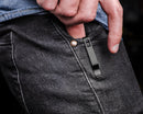 Knafs Lander 1 KNAFS-00065 – 2.75" D2 Drop Point Pocket Knife with Blue G10 Handles