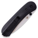 Knafs Lander 1 KNAFS-00532 – 2.75" 14C28N Drop Point Pocket Knife with Contoured Black Micarta