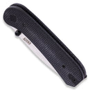 Knafs Lander 1 KNAFS-00532 – 2.75" 14C28N Drop Point Pocket Knife with Contoured Black Micarta