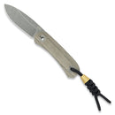 Knafs Lander 4 Fixed Blade KNAFS-00394 – 14C28N Drop Point Knife with Moondust Micarta