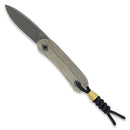 Knafs Lander 4 Fixed Blade KNAFS-00394 – 14C28N Drop Point Knife with Moondust Micarta