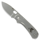 Knafs Lander 5 KNAFS-00396 2.13" 8Cr14MoV Valentine's Engraved Gray Stonewash