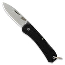 Knafs Lander 6 KNAFS-00425 – 1.55" 4034SS Drop Point Mini Keychain Knife with Black FRN