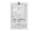 Knafs White Knife Poster KNAFS-00001 – 24x36" Modern Guide to Knives Wall Chart