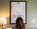 Knafs White Knife Poster KNAFS-00001 – 24x36" Modern Guide to Knives Wall Chart