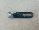 Knife Standards RR Standard (+) “Mr. Clean” Folding Knife – 4" MagnaCut Clip Point Blade, Titanium Frame, Carbon Fiber Inlays, Ceramic Bearings