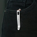 10-8 Button Lock Survival Folding Knife Orange G10 Handle 3.15" Satin 14C28N KU363B