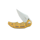 Kubey Ceto KUB181C Camp Folding Knife – Ultem Handle, 4.53″ D2 Blade