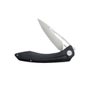 Kubey Merced KUB345A Linerlock Folding Knife – Black G10, D2 Blade