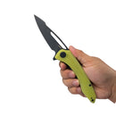 Kubey Merced KUB345C Linerlock Folding Knife – Yellow G10, D2 Blade