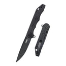 Kubey Mizo KUB312B Linerlock Folding Knife – Black G10, D2 Blade