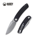 Kubey Momentum KUB344H Linerlock Folding Knife – Black G10, D2 Blade