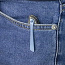 Kubey Nova Folding Knife 3.66" 14C28N Drop Point Bead Blasted Blade Gray Titanium Handle KB235F