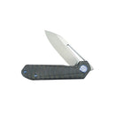 Kubey Royal KUB321N Folding Knife – Flame Titanium, 2.99″ M390 Blade
