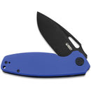 Kubey Tityus KUB322I Folding Knife – Black & Blue G10, 3.39″ D2 Blade